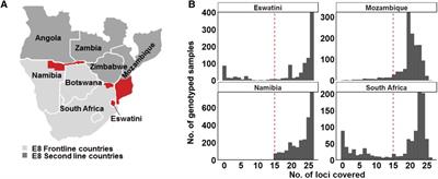 Population structure and genetic connectivity of Plasmodium falciparum in pre-elimination settings of Southern Africa